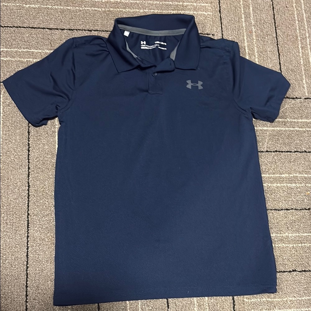 Under Armour Navy Blue golf Polo Shirt